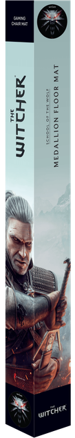 Килимок під крісло Cenega The Witcher School of the Wolf 120 x 120 x 0.4 см (5908305251071) - зображення 2