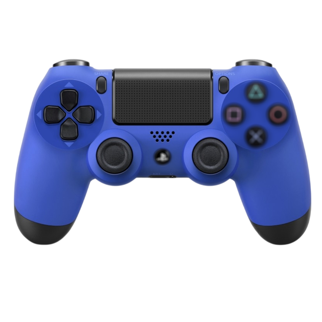 Беспроводной геймпад DualShock 4 V2 Bluetooth для PlayStation и ПК — Синий - Фото 1 Беспроводной геймпад DualShock 4 V2 Bluetooth для PlayStation и ПК — Синий - изображение 1