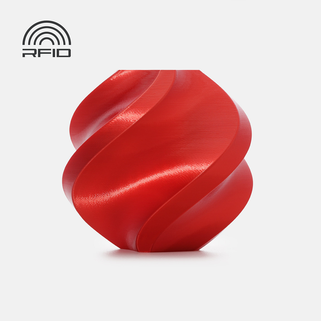 Пластик Bambu Lab - PLA Silk+ / Candy Red- Конфетно-красный (13205) / на бобине / 1кг / A06-R0-1.75-1000-SPL - Фото 1 Пластик Bambu Lab - PLA Silk+ / Candy Red- Конфетно-красный (13205) / на бобине / 1кг / A06-R0-1.75-1000-SPL - изображение 1