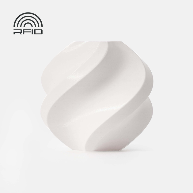 Пластик Bambu Lab - PLA Basic / Jade White - Нефритовий білий (10100) / на бобіні / 1кг / A00-W1-1.75-1000-SPL - Фото 1 Пластик Bambu Lab - PLA Basic / Jade White - Нефритовий білий (10100) / на бобіні / 1кг / A00-W1-1.75-1000-SPL - зображення 1