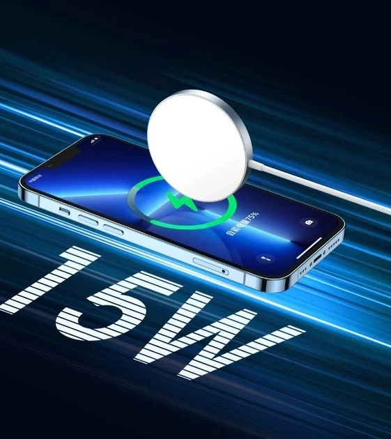 Беспроводное зарядное устройство Remax Jinga Series 15W Magnetic Wireless Fast Charger RP-W58 White - Фото 4 Беспроводное зарядное устройство Remax Jinga Series 15W Magnetic Wireless Fast Charger RP-W58 White - изображение 4