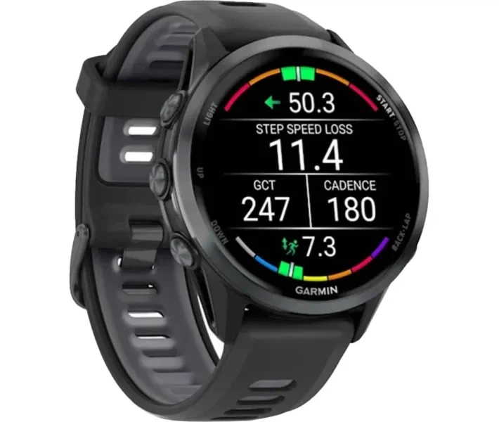 Смарт-годинники Garmin Forerunner 970 Carbon Gray DLC Titanium w. Black Case and Black/Translucent W. Band 010-02969-00/10 - Фото 2 Смарт-годинники Garmin Forerunner 970 Carbon Gray DLC Titanium w. Black Case and Black/Translucent W. Band 010-02969-00/10 - изображение 2