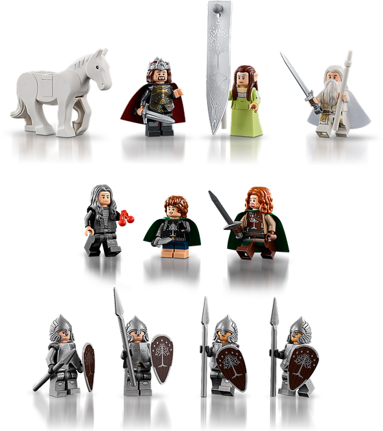 Конструктор LEGO Володар перснів: Minas Tirith 8278 елементів (11377) - зображення 9