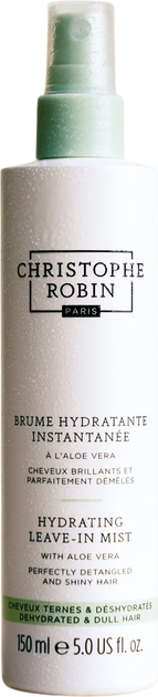 Спрей для розгладження волосся Christophe Robin Hydrating Leave-In Mist Aloe Vera 150 мл (5056379590654) - Фото 2 Спрей для розгладження волосся Christophe Robin Hydrating Leave-In Mist Aloe Vera 150 мл (5056379590654) - зображення 2