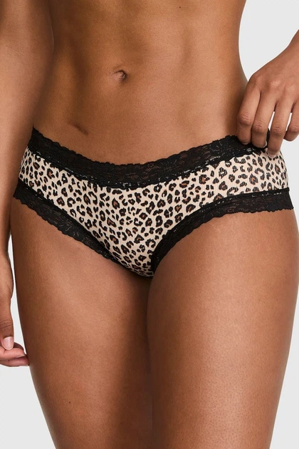 Трусики слип Victoria's Secret 3(M) Леопардовый (155377) - Фото 1 Трусики слип Victoria's Secret 3(M) Леопардовый (155377) - изображение 1