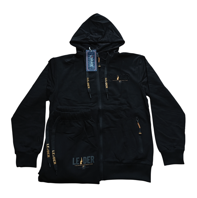 Спортивный костюм Grace 158 см. Черный (СКМ-0105) - Фото 1 Спортивный костюм Grace 158 см. Черный (СКМ-0105) - изображение 1