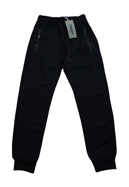 Спортивные штаны Sincere 140 см. Черные (СШМ-0204) - Фото 1 Спортивные штаны Sincere 140 см. Черные (СШМ-0204) - изображение 1