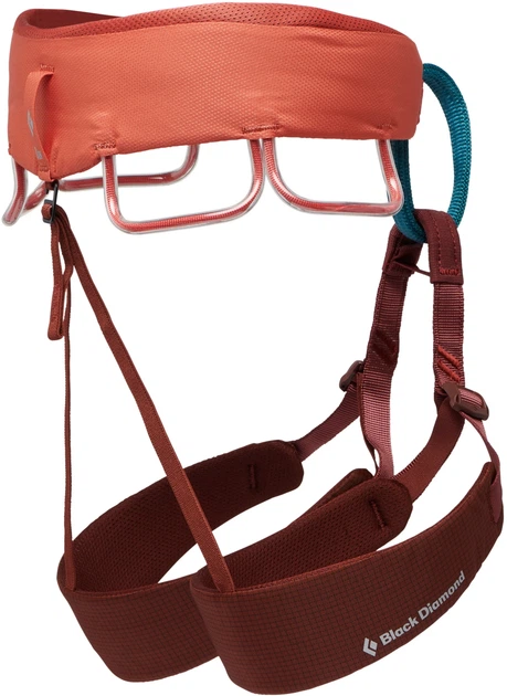 Жіноча страхувальна система для скелелазіння Black Diamond Momentum Harness XS Baja Sunrise (793661605638) - зображення 2