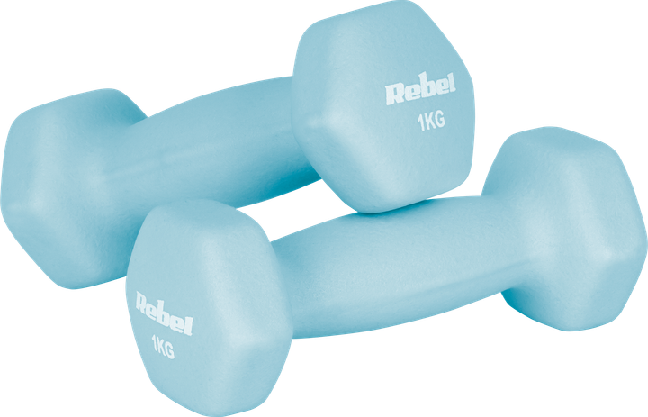 Набор гантелей чугунных неопреновых Rebel Active Hex RBA-2330-S5 (5901890124935) - Фото 2 Набор гантелей чугунных неопреновых Rebel Active Hex RBA-2330-S5 (5901890124935) - изображение 2