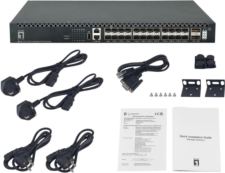 Przełącznik LevelOne XQS-3126 Szary (XQS-3126) - obraz 7