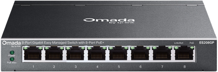 Przełącznik TP-Link Omada ES208GP (ES208GP) - Zdjęcie 1 Przełącznik TP-Link Omada ES208GP (ES208GP) - obraz 1