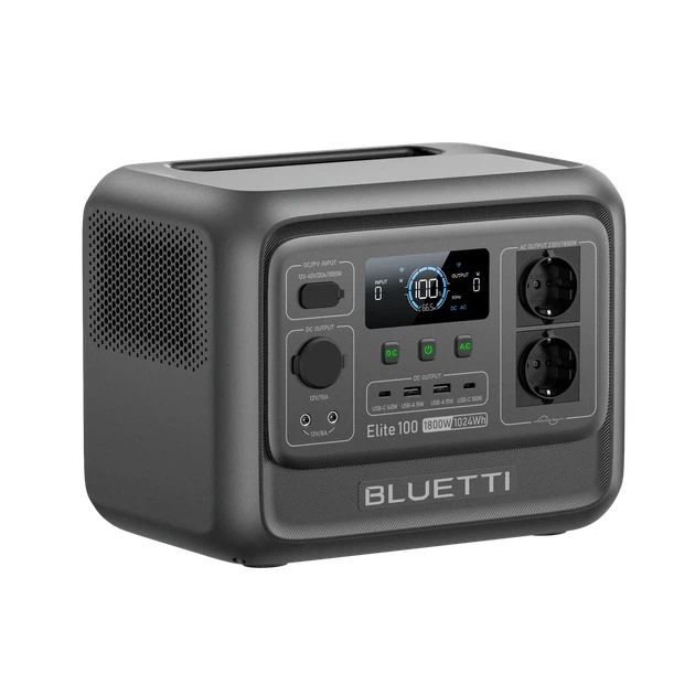 Електростанція BLUETTI Elite 100 V2|1800W 1024Wh - Фото 2 Електростанція BLUETTI Elite 100 V2|1800W 1024Wh - зображення 2