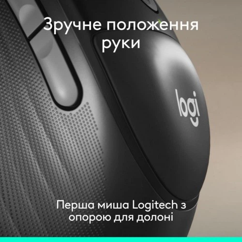 Мышка Logitech Signature Comfort Plus M850L Wireless/USB-C for Business Graphite (910-007704) Logitech 910-007704 1068431 - изображение 2