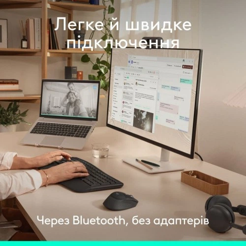 Мышка Logitech Signature Comfort Plus M850L Wireless/USB-C for Business Graphite (910-007704) Logitech 910-007704 1068431 - изображение 10