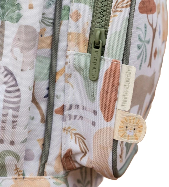 Рюкзак дитячий Little Dutch Safari Friends 35 см (8713291449206) - зображення 5