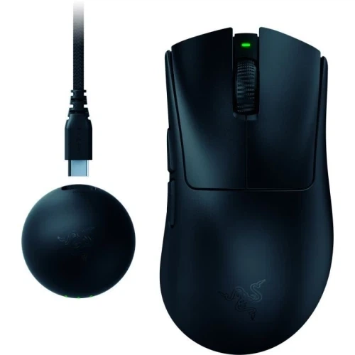 Мышь беспроводная Razer DeathAdder V4 PRO, Black (RZ01-05330100-R3G1) - Фото 1 Мышь беспроводная Razer DeathAdder V4 PRO, Black (RZ01-05330100-R3G1) - изображение 1