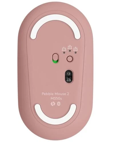 Мышь беспроводная Logitech Pebble Mouse 2 M350s, Tonal Rose (910-007014) - изображение 3