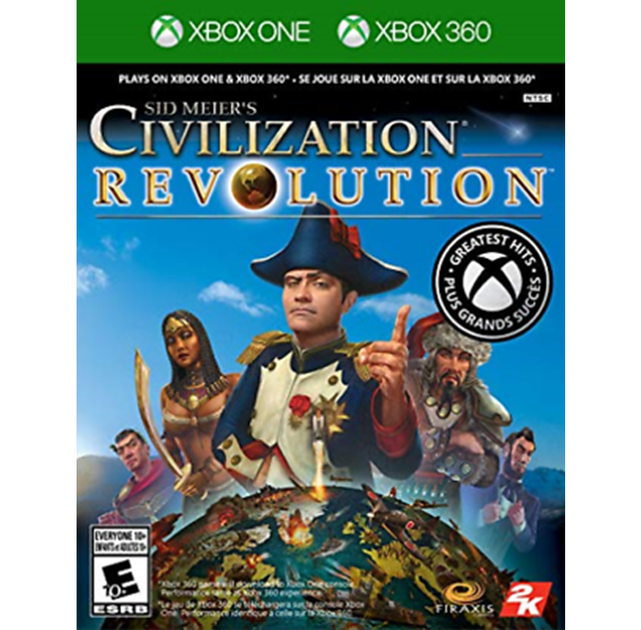 Игра XOne/Xbox 360 Sid Meier's Civilization Revolution (Blu-ray диск) (710425392399) - Фото 1 Игра XOne/Xbox 360 Sid Meier's Civilization Revolution (Blu-ray диск) (710425392399) - изображение 1