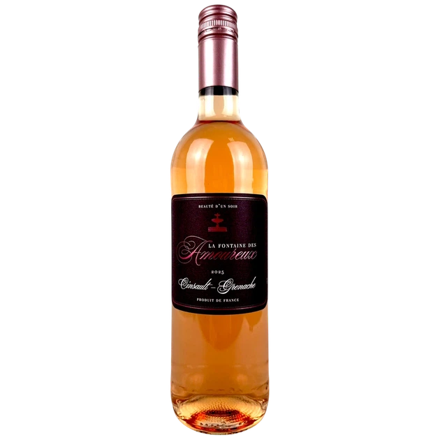 Вино La Fontaine Des Amoureux розе 0,75л 12% - Фото 1 Вино La Fontaine Des Amoureux розе 0,75л 12% - изображение 1