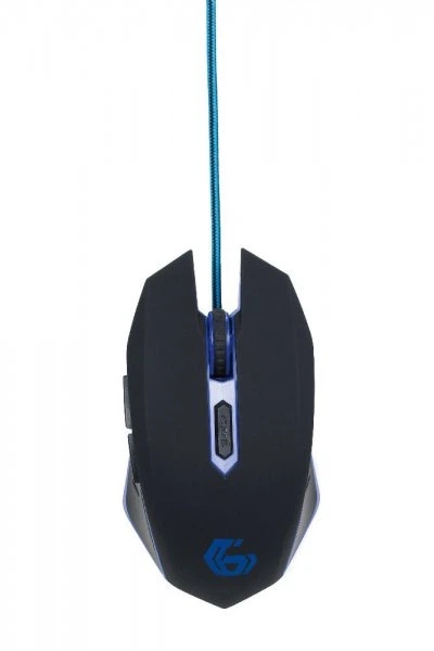 Компьютерная мышь Gembird Gaming оптическая USB 2400 dpi Черная (MUSG-001-B) - изображение 4