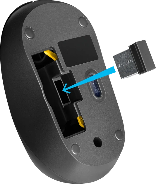 Компьютерная мышь Defender Hit MM-495 оптическая 1600 dpi 3 кнопки USB Черная (52495) - изображение 3