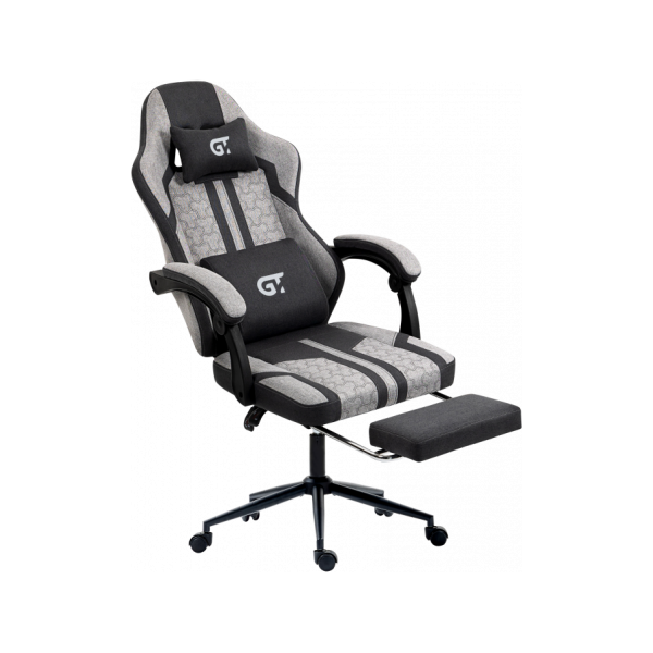Геймерское кресло GT Racer X-2337 Fabric Gray - Фото 7 Геймерское кресло GT Racer X-2337 Fabric Gray - изображение 7