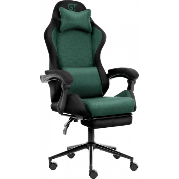 Геймерское кресло GT Racer X-2338 Fabric Green/Black - изображение 2