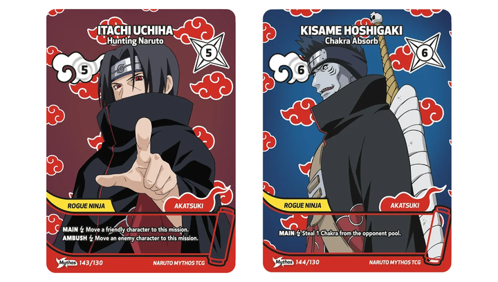 Картки Naruto Mythos TCG Konoha Shido 2nd Edition Special Pack Itachi - зображення 3