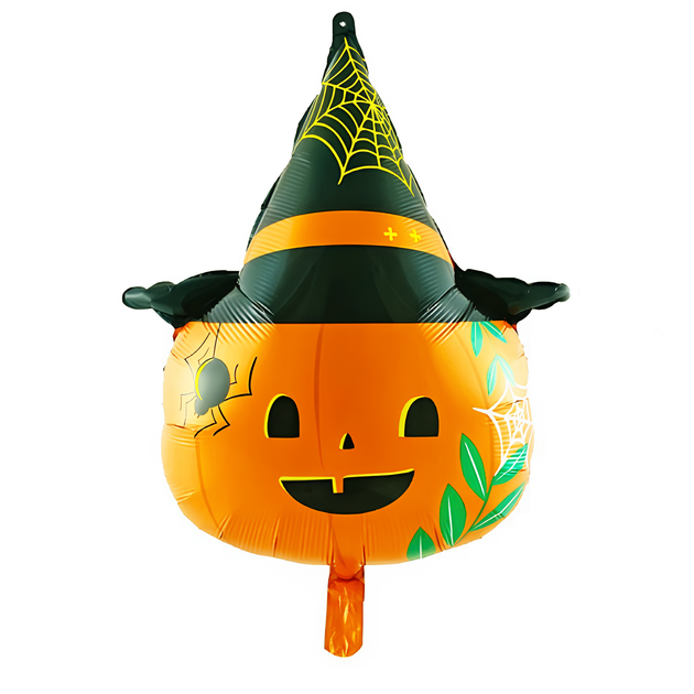 Фольгированный Шар Тыква В Колпаке 68х55см ( 26") Halloween - Фото 1 Фольгированный Шар Тыква В Колпаке 68х55см ( 26") Halloween - изображение 1