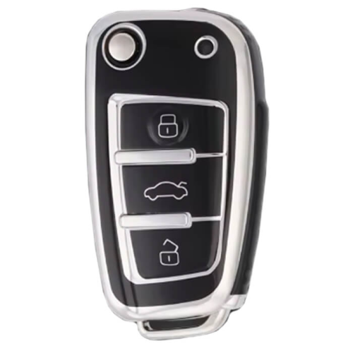 Чохол для ключа Audi (Ауді) A2 A3 A4 A6 R8 Q7 TT 3 кнопки - Фото 2 Чохол для ключа Audi (Ауді) A2 A3 A4 A6 R8 Q7 TT 3 кнопки - изображение 2
