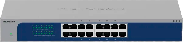 Przełącznik Netgear GS516 (GS516-300EUS) - Zdjęcie 1 Przełącznik Netgear GS516 (GS516-300EUS) - obraz 1