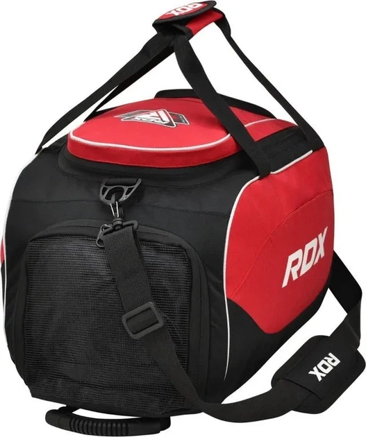 Спортивна сумка RDX R1 Duffel Bag with Backpack Straps Black/Red (PP_GKB-R1B) - Фото 3 Спортивна сумка RDX R1 Duffel Bag with Backpack Straps Black/Red (PP_GKB-R1B) - изображение 3