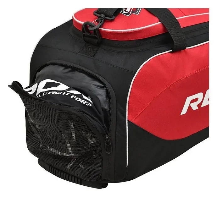Спортивна сумка RDX R1 Duffel Bag with Backpack Straps Black/Red (PP_GKB-R1B) - Фото 7 Спортивна сумка RDX R1 Duffel Bag with Backpack Straps Black/Red (PP_GKB-R1B) - изображение 7