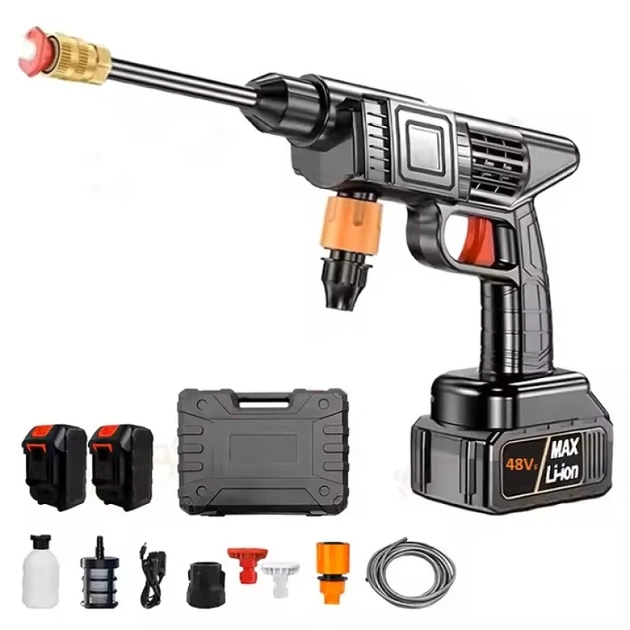 Аккумуляторная портативная мойка высокого давления Cleaning Gun 48V - Фото 2 Аккумуляторная портативная мойка высокого давления Cleaning Gun 48V - изображение 2