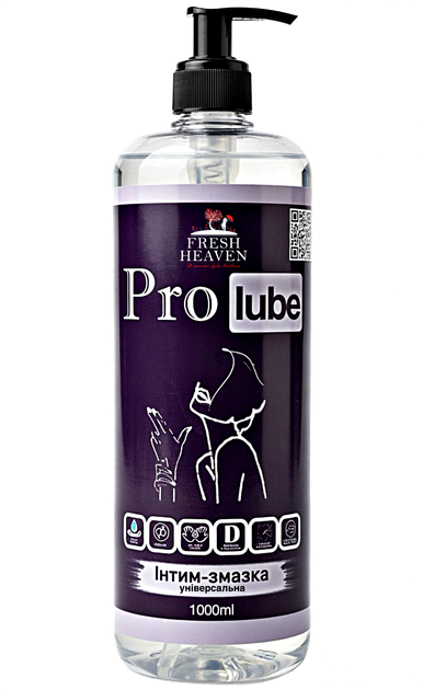 Iнтим-змазка універсальна Fresh Heaven Pro Lube 1000ml (Home версія) - Фото 1 Iнтим-змазка універсальна Fresh Heaven Pro Lube 1000ml (Home версія) - зображення 1