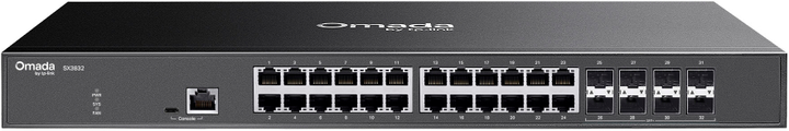 Przełącznik TP-LINK SX3832 24x 10GBASE-T / 8x 10G SFP+ (SX3832) - Zdjęcie 1 Przełącznik TP-LINK SX3832 24x 10GBASE-T / 8x 10G SFP+ (SX3832) - obraz 1