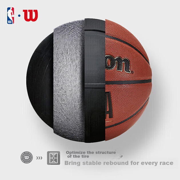 Мяч баскетбольный Wilson NBA ETERNAL PLUS размер 7 - изображение 3