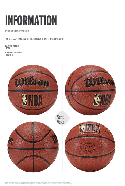 Мяч баскетбольный Wilson NBA ETERNAL PLUS размер 7 - изображение 6
