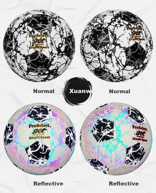 Мяч футбольный ProSelect GS234M Size 5 Красно-черный - Фото 4 Мяч футбольный ProSelect GS234M Size 5 Красно-черный - изображение 4