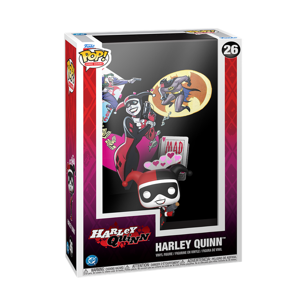 Фигурка Funko POP! Comic Covers: DC Harley Quinn (Web of The Batman Adventures: Mad Love nr 1) 10 см 93381 (889698933810) - изображение 3