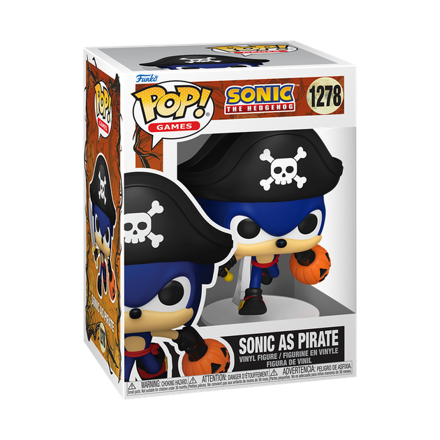 Figurka Funko POP! Games: Sonic the Hedgehog Pirat Sonic 10 cm 93528 (889698935289) - obraz 3