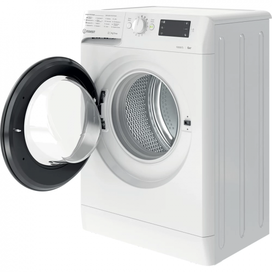 Стиральная машина Indesit фронтальная 6кг A+++ 43 см дисплей (61051WKUA-OMTWSE) - изображение 3