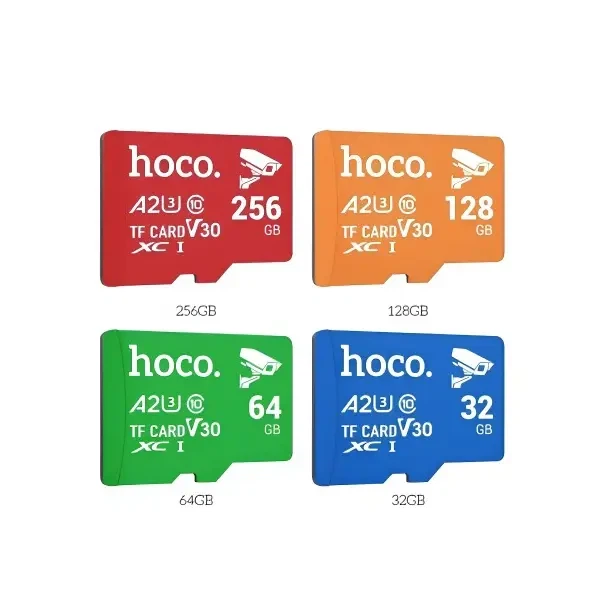 Карта памяті Hoco TF Ultra-high-speed surveillance camera card 1 (U3, V30, A2), (32GB) - Фото 3 Карта памяті Hoco TF Ultra-high-speed surveillance camera card 1 (U3, V30, A2), (32GB) - зображення 3