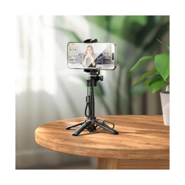 Трипод Hoco K27 Magic portable Mini live broadcast Stand, Чорний - Фото 9 Трипод Hoco K27 Magic portable Mini live broadcast Stand, Чорний - изображение 9