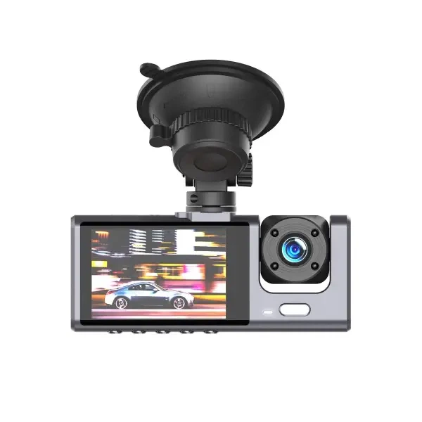 Відеореєстратор автомобільний XO XJ03, Front and Rear Dual Camera Car Recorder 1080 HD Video, Чорний - изображение 5