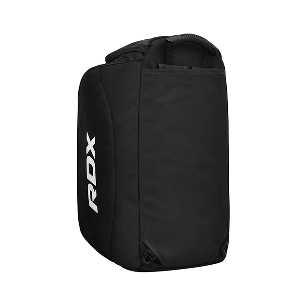 Спортивна сумка RDX R1 Duffel Bag with Backpack Straps Black/White - зображення 4