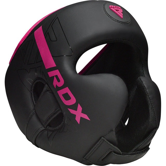 Боксерський шолом RDX F6 KARA Matte Pink M - Фото 2 Боксерський шолом RDX F6 KARA Matte Pink M - зображення 2