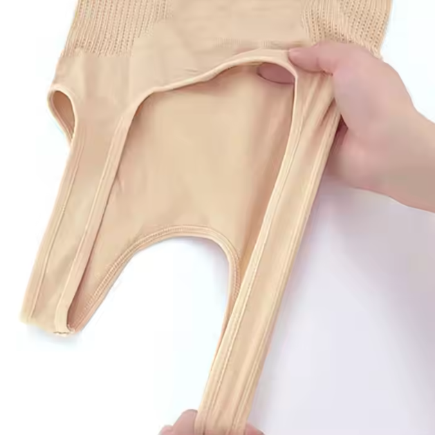 Стягуюча, коррегуюча майка Mommy Bag Бежева M/L - Фото 4 Стягуюча, коррегуюча майка Mommy Bag Бежева M/L - изображение 4