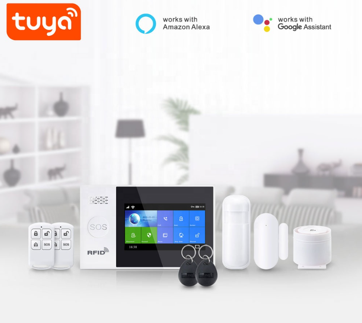 Комплект сигнализации Kerui PST-WG107T Tuya WiFi Домашняя система охранной сигнализации (standart home 7) - изображение 3