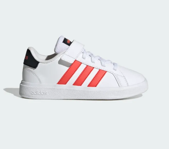 Кросівки Adidas Grand Court 2.0 El K Cloud White/Bright Red/Core Black 38.5-6-25см - Фото 1 Кросівки Adidas Grand Court 2.0 El K Cloud White/Bright Red/Core Black 38.5-6-25см - изображение 1